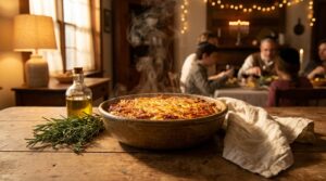 Image illustrating:Heartwarming Ashkenazi Kugel Recipe