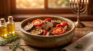 Image illustrating:Traditional Israeli Guvech Recipe