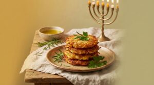 Image illustrating:Traditional Latkes: A Taste of Israeli Heritage