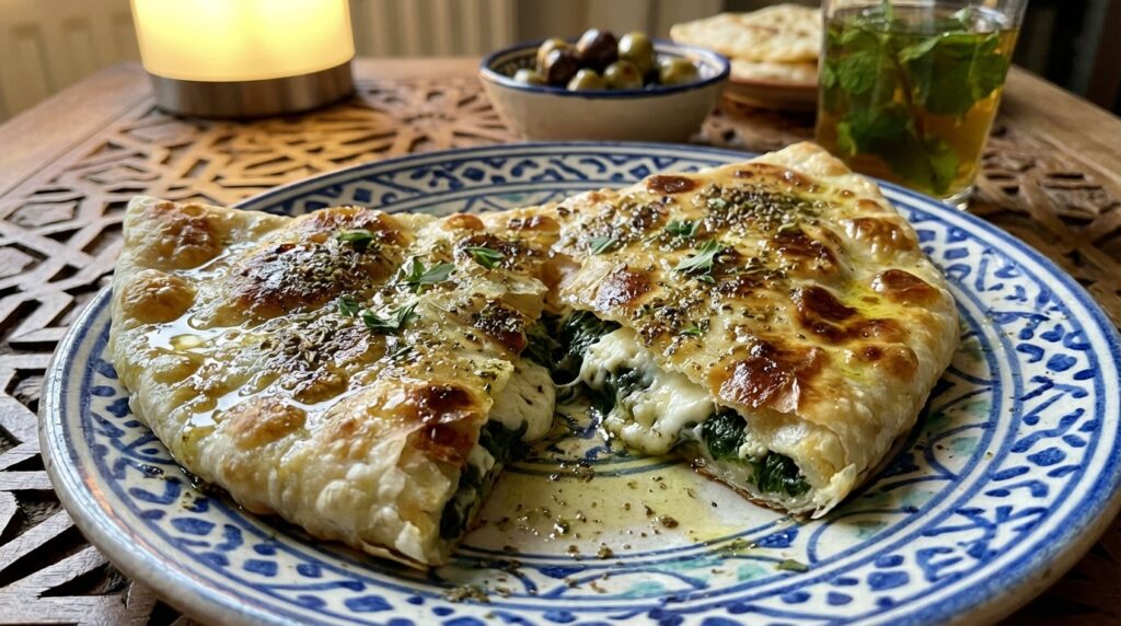 Image illustrating:Authentic Turkish Gozleme Delight