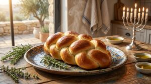 Image illustrating:Traditional Water Challah for Your Table
