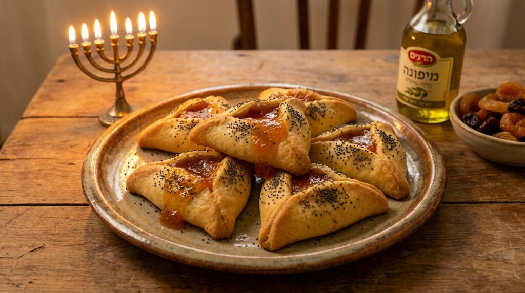 Image illustrating:Traditional Yeast Dough Hamantaschen Recipe