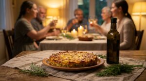 Image illustrating:Traditional Zucchini Kugel Delight