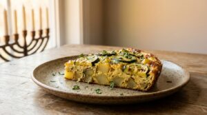 Image illustrating:Delicious Zucchini and Potato Frittata