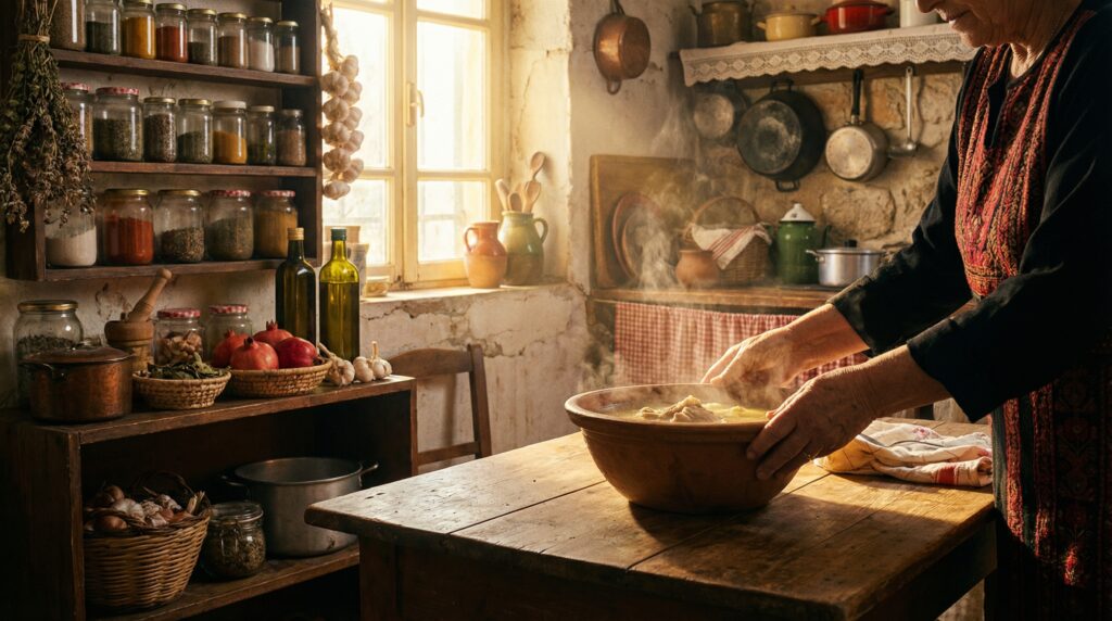Image illustrating:Classic Ashkenazi Kugel Recipe