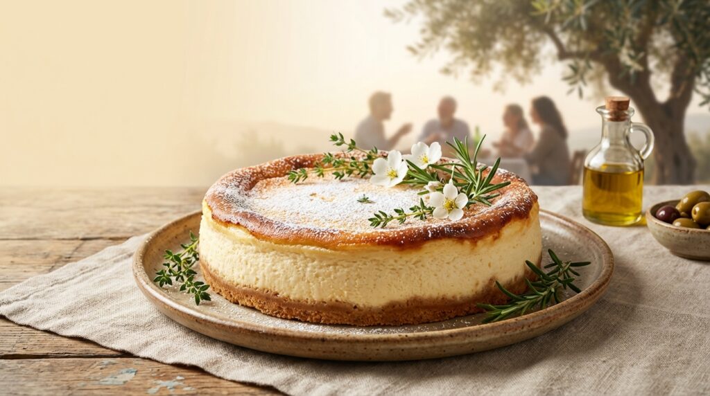 Image illustrating:Authentic Israeli Cheesecake Delight