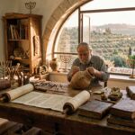 Open Hebrew book with traditional script