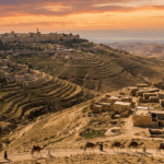 Photorealistic image of sacred sites in Israel