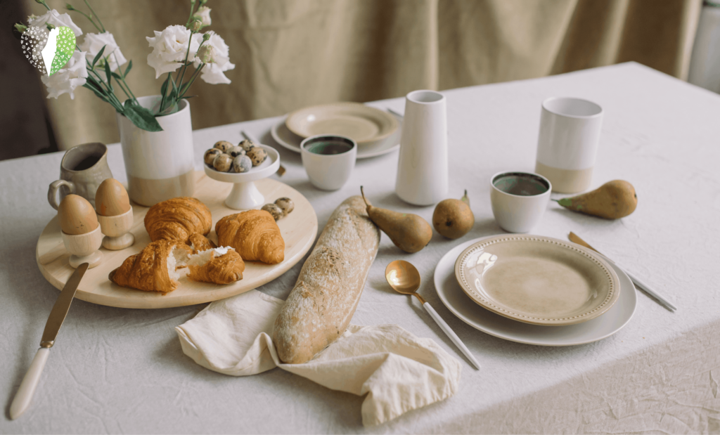 Family enjoying a meal together during Shavuot