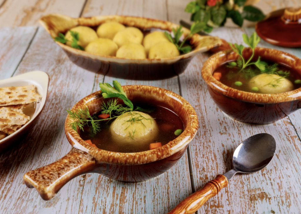 Charoset made with apples and nuts