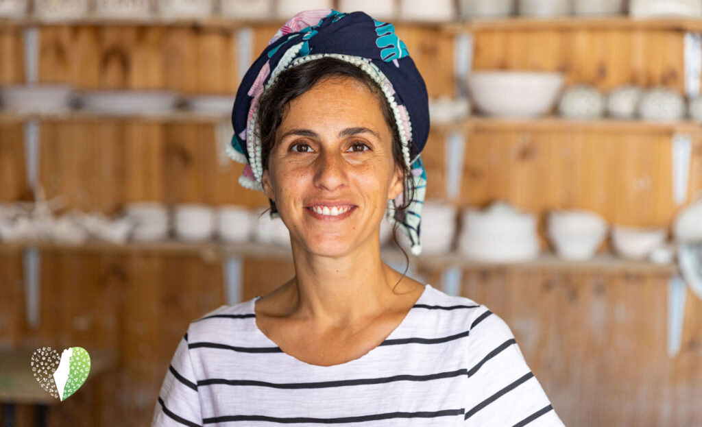 Beautiful handcrafted ceramic bowl by Orli Livne