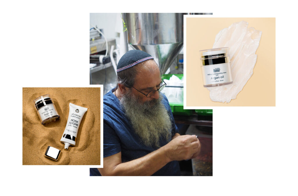 Bottles of perfume with biblical inspiration