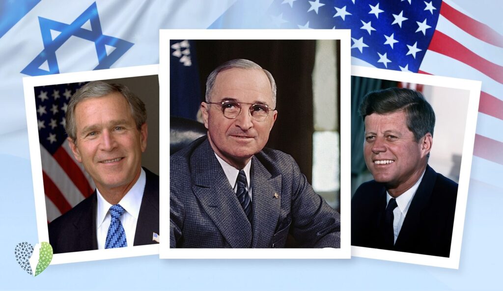 President Truman recognizing Israel's independence
