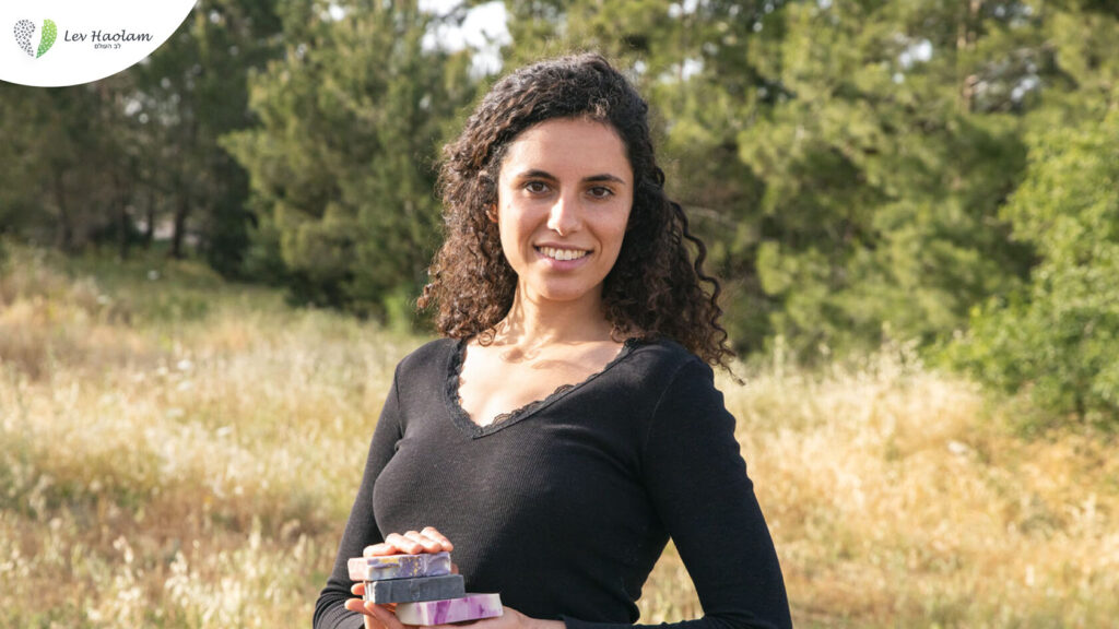 Handmade olive oil soap with natural ingredients