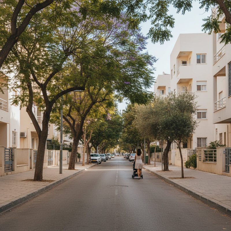 Residential neighbourhood in Akko