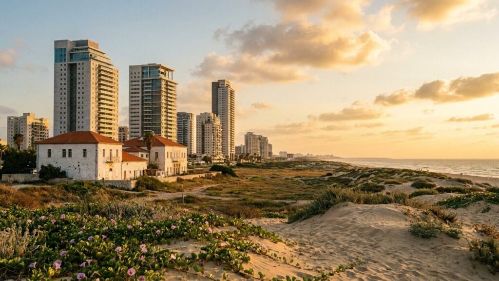 View of Ashdod in Israel