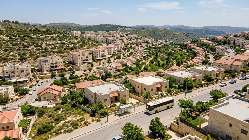 View of Beit Shemesh in Israel