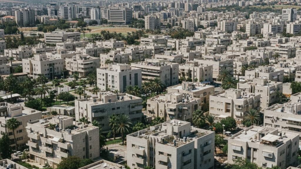 View of Bnei Brak in Israel
