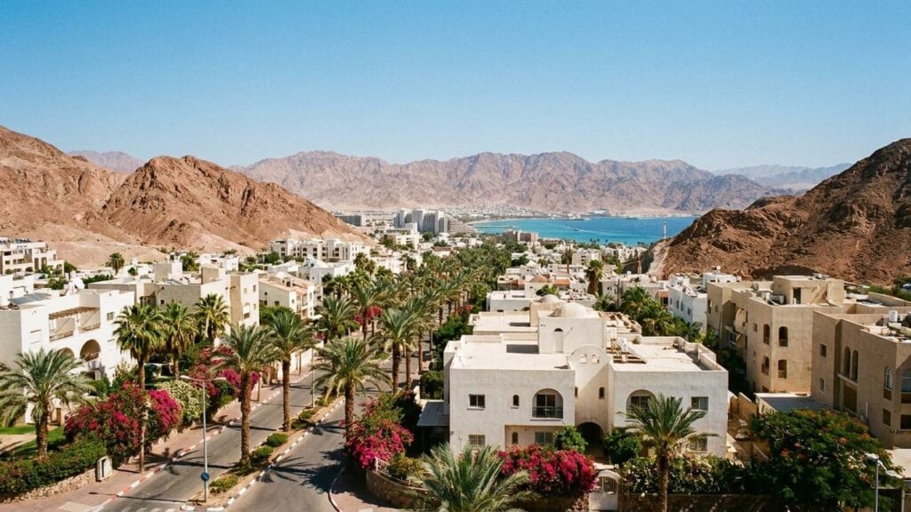 View of Eilat in Israel