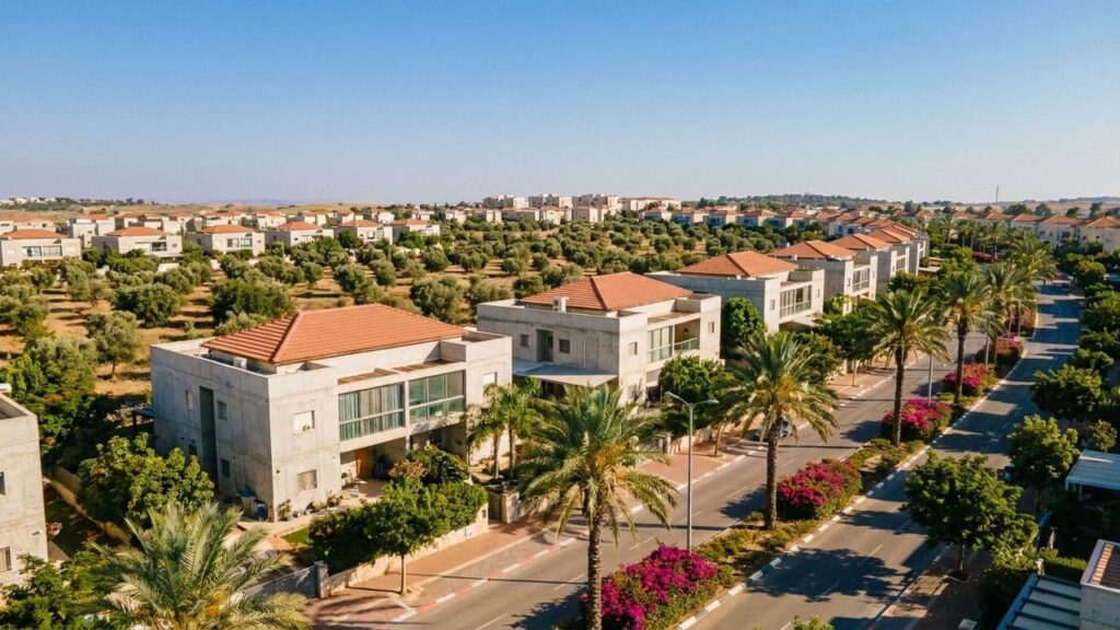 View of El'ad in Israel