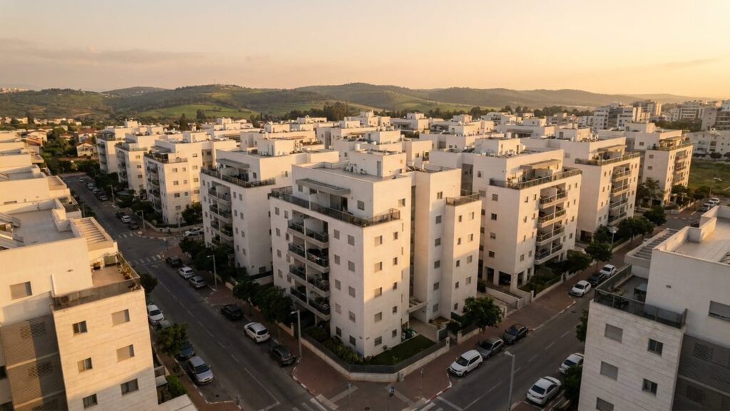 View of Holon in Israel