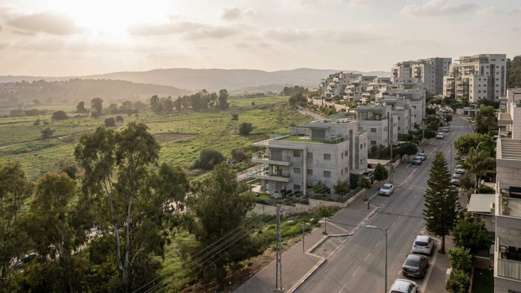 View of Kfar Tavor in Israel