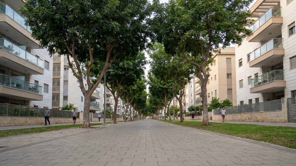 View of Kiryat Motzkin in Israel