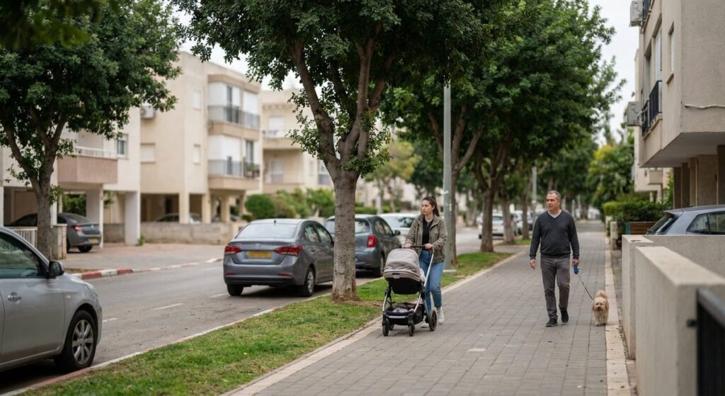 Residential neighbourhood in Kiryat Ono