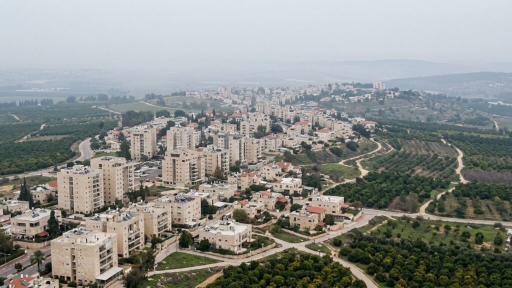 View of Lod in Israel