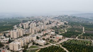 View of Lod in Israel