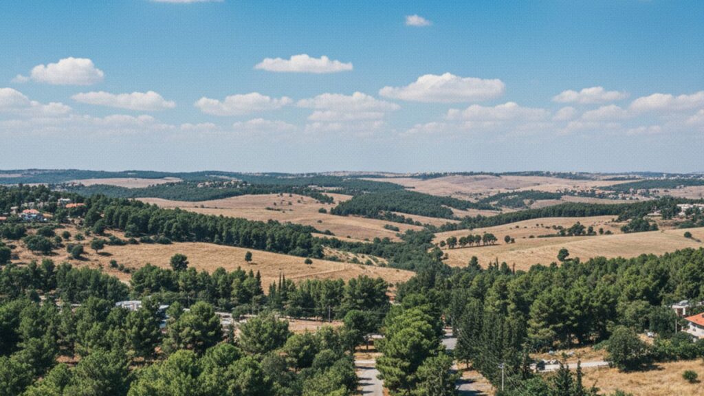 View of Meitar in Israel
