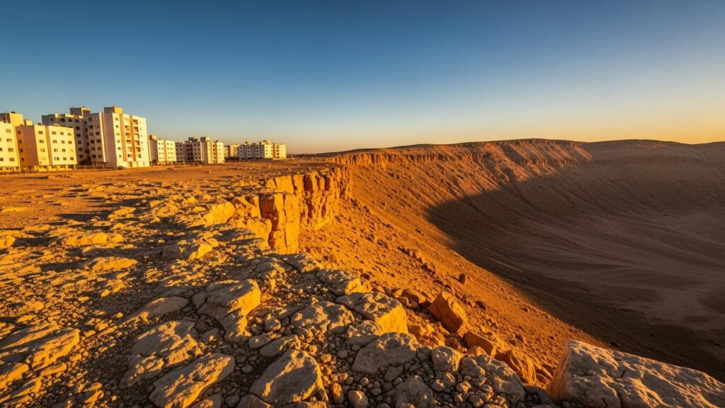 View of Mitzpe Ramon in Israel