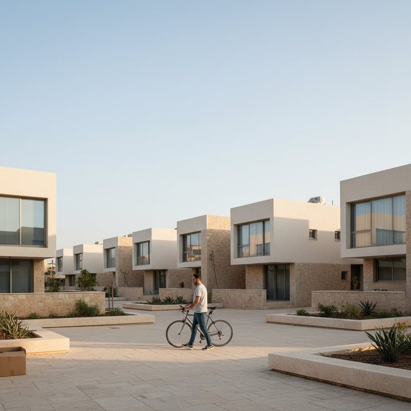 Residential neighbourhood in Mitzpe Ramon