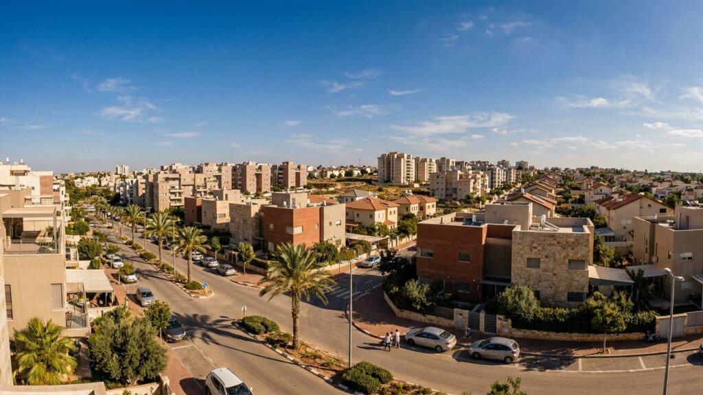 View of Or Yehuda in Israel