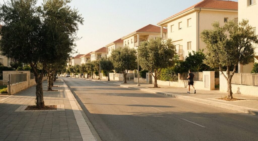 Residential neighbourhood in Ramat Yishai