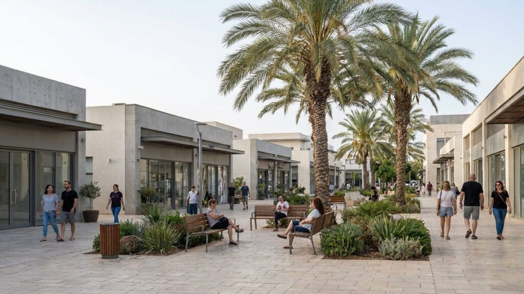 View of Rehovot in Israel