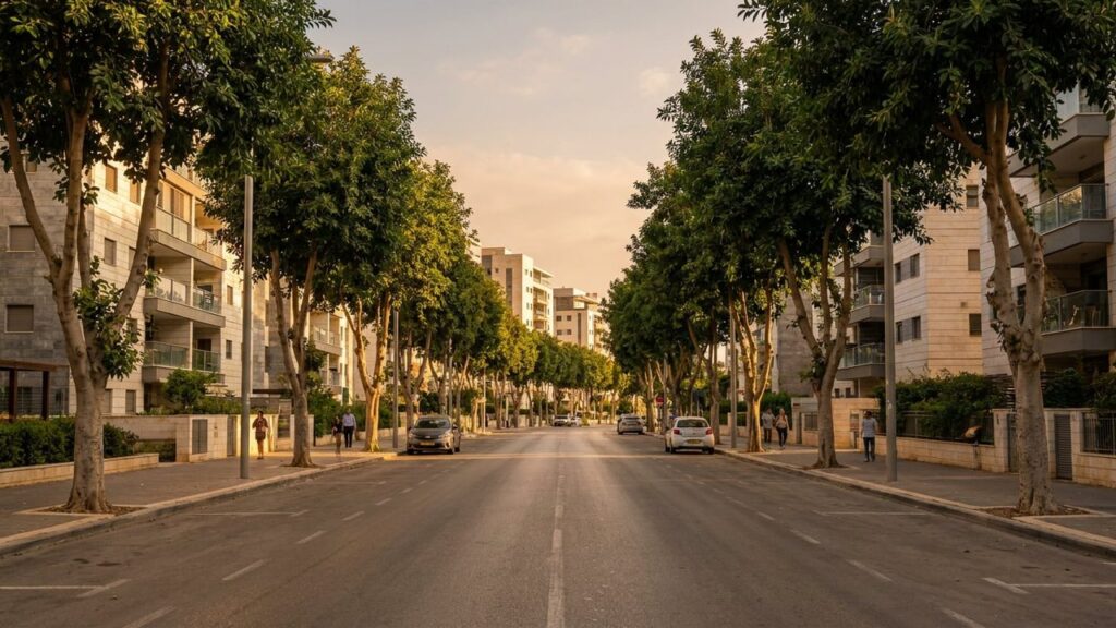 View of Rishon LeZion in Israel