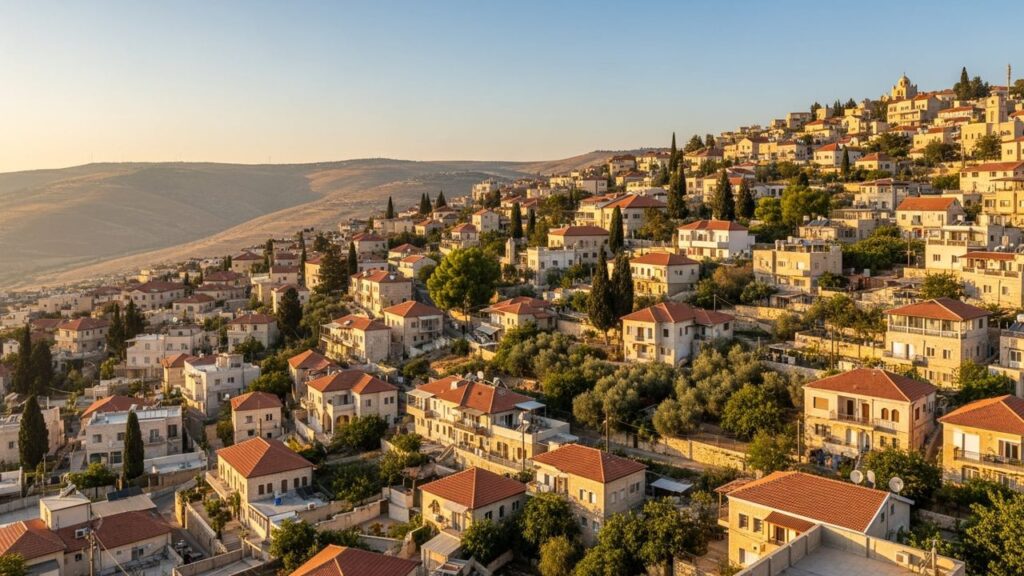 View of Safed in Israel