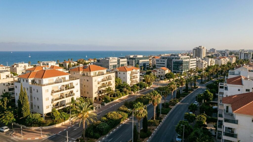 View of Tel Aviv in Israel