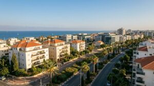 View of Tel Aviv in Israel