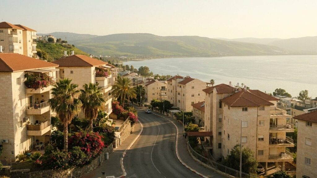 View of Tiberias in Israel