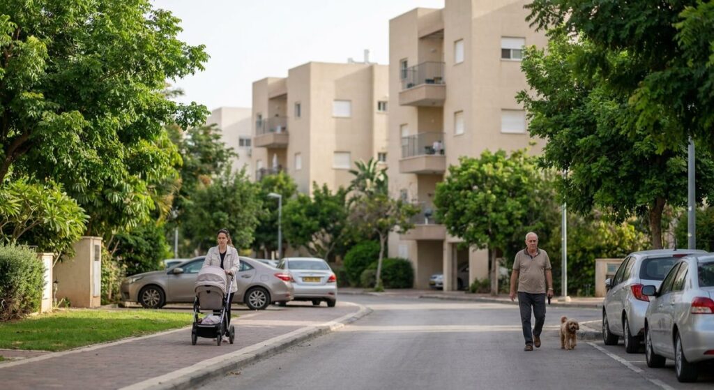 Residential neighbourhood in Yavne