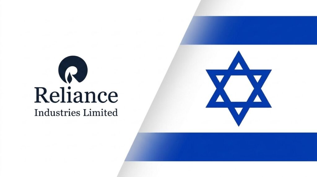 Brand cover showing Reliance Industries Limited logo and Israeli flag.