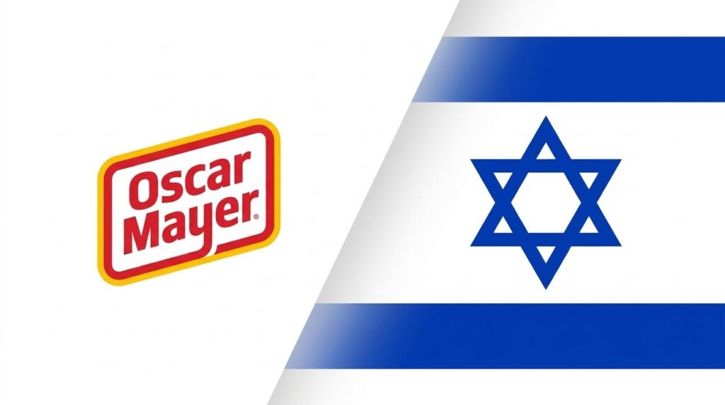 Brand cover showing Oscar Mayer logo and Israeli flag layout.